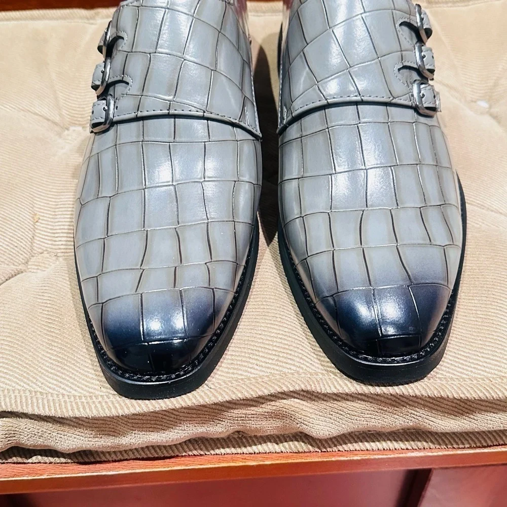 3 Monk Strap Dress Oxfords.